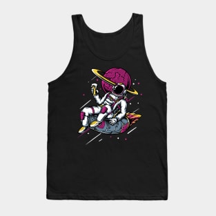 Beer Time Astronaut Tank Top